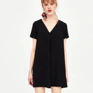 Zara Ruffle Sleeve Dress, Sz Large, EUC